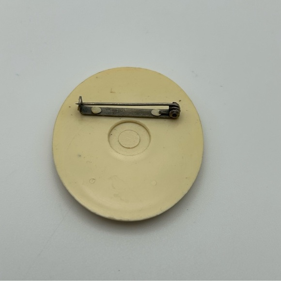 Vintage Baroque Renaissance Romantic Lovers Oval Brooch Unique Rare Quality - Picture 4 of 6